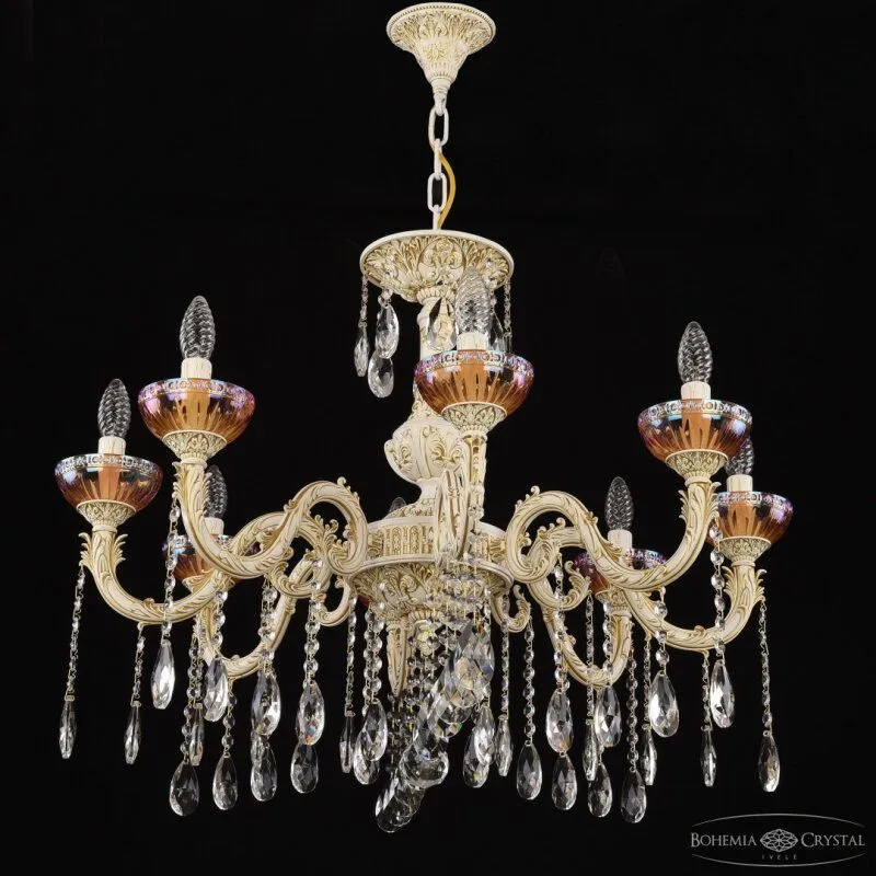 Подвесная люстра Bohemia Ivele Crystal AL7901 AL79101/8/250 A WMG P Shampan/M-1G