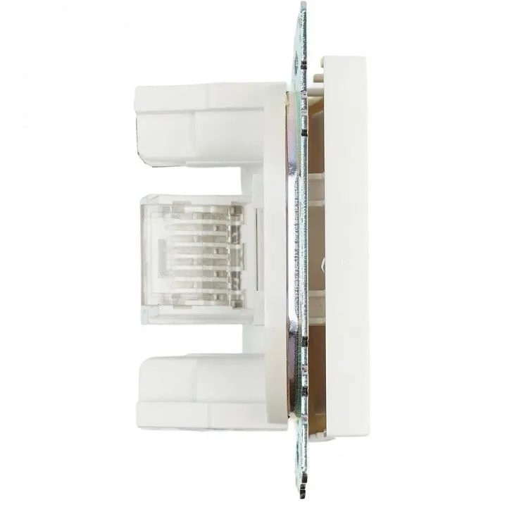 Розетка Ethernet RJ-45 без рамки Stekker Катрин 39305