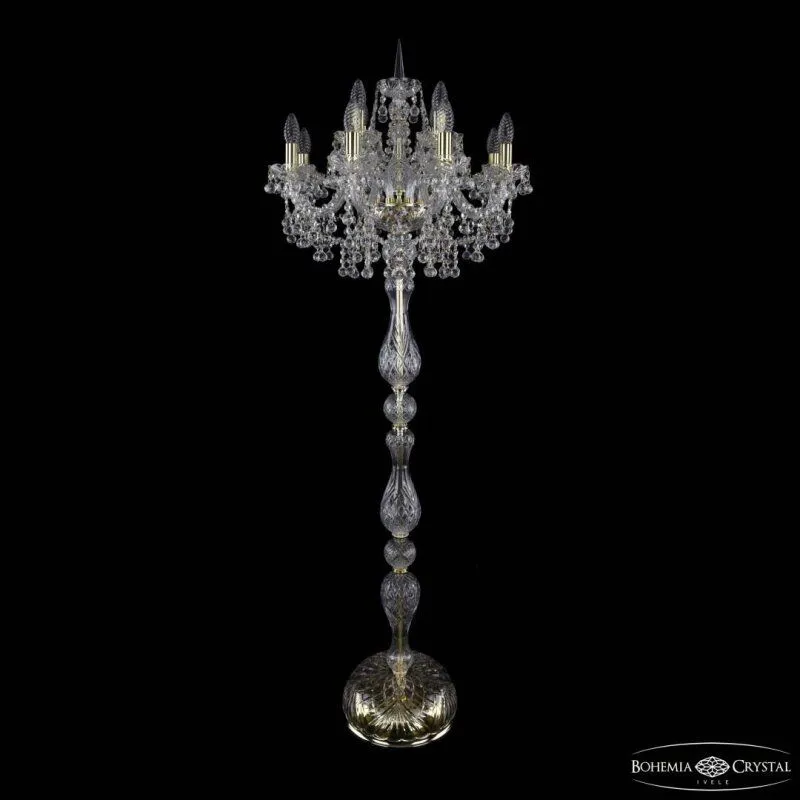 Торшер Bohemia Ivele Crystal 1409 1409T1/8+4/195-165 G