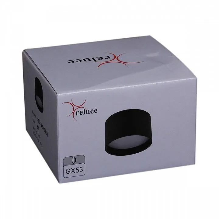 Накладной светильник Reluce  53057-9.5-001UR GX53 BK