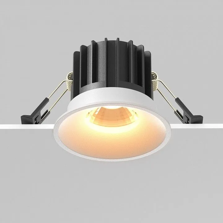 Встраиваемый светильник Maytoni Technical Раунд DL058-12W2.7K-W