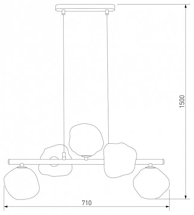 Подвесной светильник TK Lighting Lava Sabia 11111