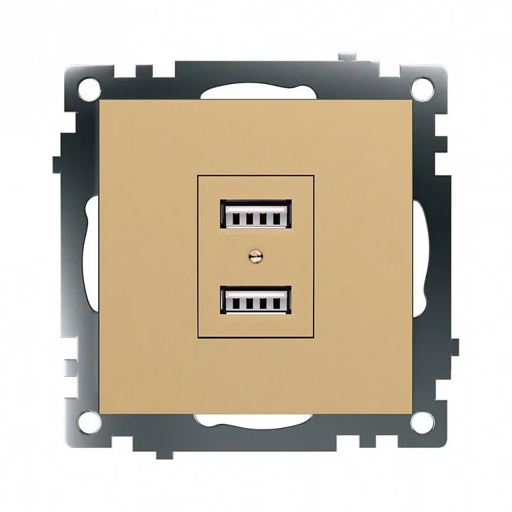 Розетка USB type A без рамки Stekker Катрин 49229
