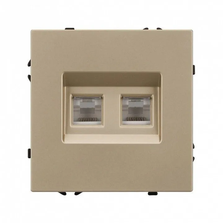 Розетка двойная Ethernet RJ-45 без рамки Arlight SCT 054314