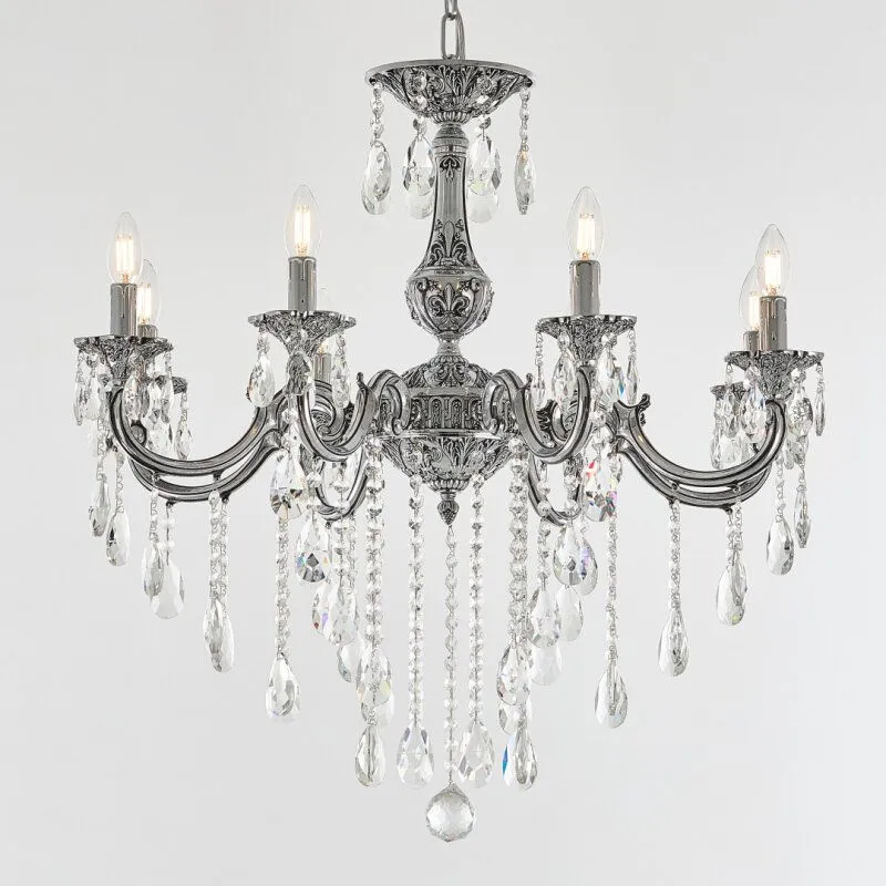 Подвесная люстра Bohemia Ivele Crystal AL7801 AL78101/8/250 B NB