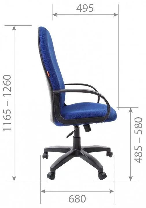 Кресло компьютерное Chairman 279 TW 7065102 Кресло компьютерное Chairman 279 TW 7065102