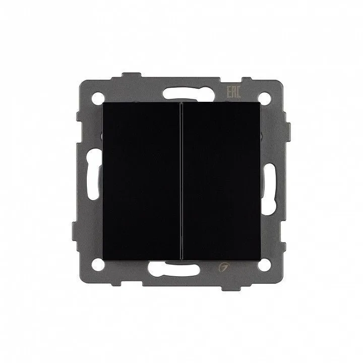 Выключатель самовозвратный двухклавишный без рамки Arlight SWT 049884