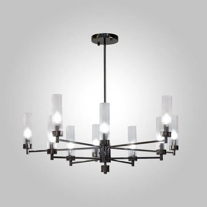 Люстра на штанге AM-Group INDIGO INDIGO SP10 PEARL BLACK