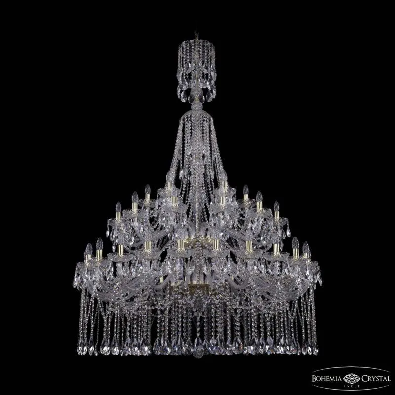 Подвесная люстра Bohemia Ivele Crystal 1413 1413/24+12+6/460/XL-186/2d G