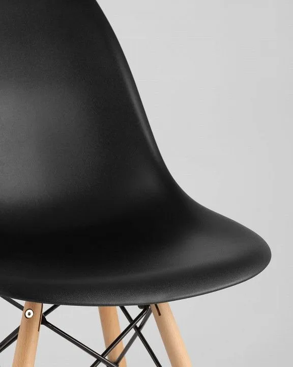 Набор из 4 стульев Stool Group Eames 8056PP BLACK X4, УТ000005362 Набор из 4 стульев Stool Group Eames 8056PP BLACK X4, УТ000005362