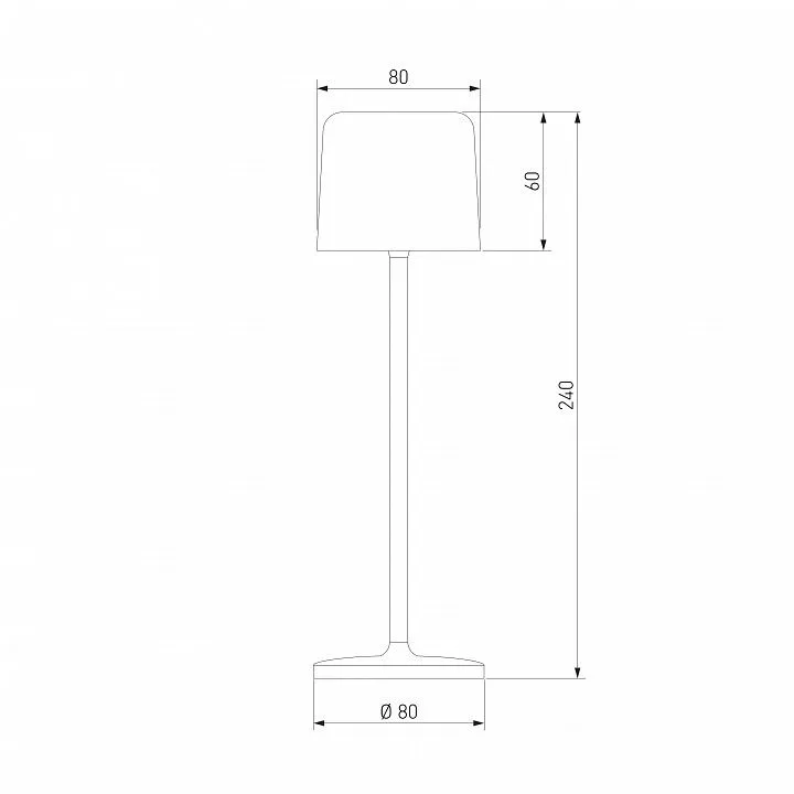 Настольная лампа декоративная Elektrostandard Bitty a069002