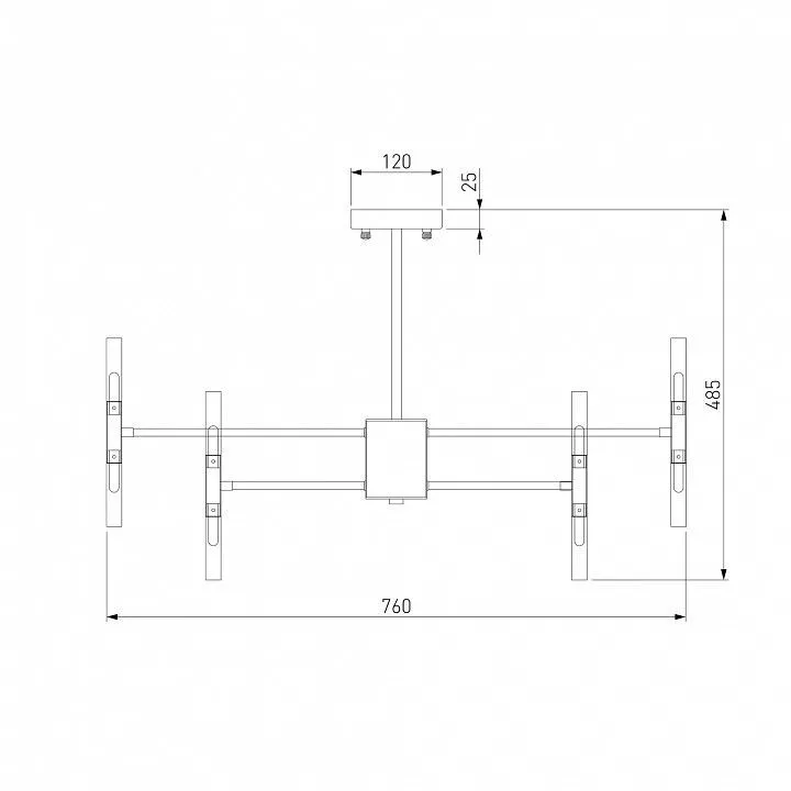 Люстра на штанге Bogate's Bastone 346 Smart