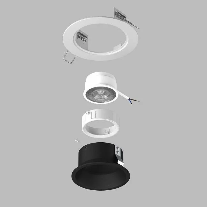 Встраиваемый светильник Lightstar Domino D61607WMOD