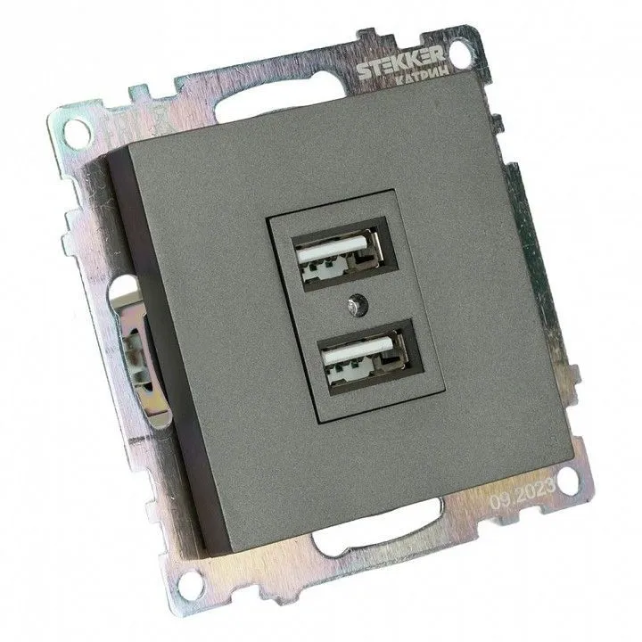 Розетка USB type A без рамки Stekker Катрин 49422