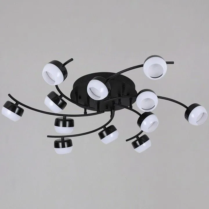 Люстра на штанге Reluce  90590-0.3-12 Black