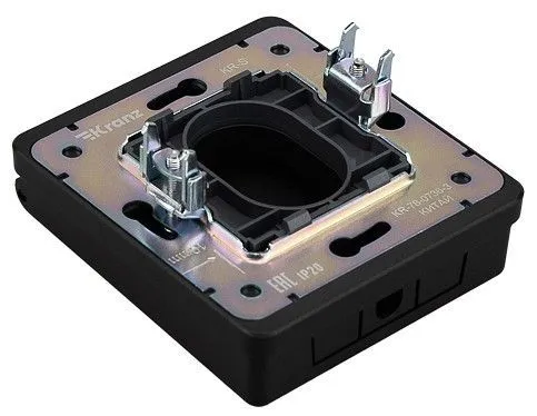 Розетка для вывод кабеля Kranz ROUND KR-78-0736-3