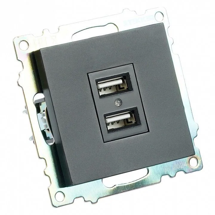 Розетка USB type A без рамки Stekker Катрин 39616