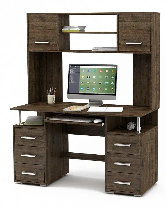 Стол компьютерный ВМФ Амбер-20 КСАМ-20К-ДАТ Стол компьютерный ВМФ Амбер-20 КСАМ-20К-ДАТ