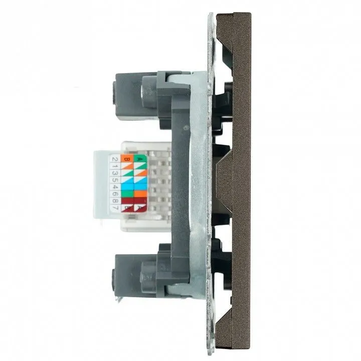 Розетка Ethernet RJ-45 без рамки Stekker Эмили 49925