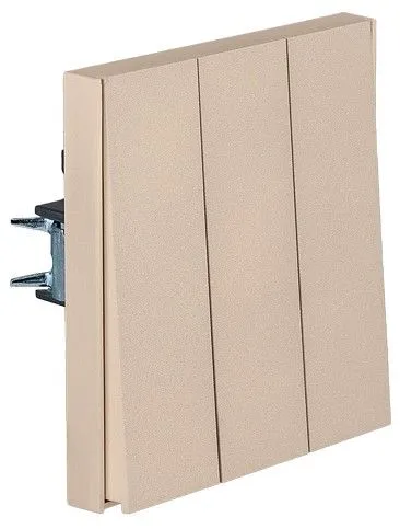 Выключатель трехклавишный без рамки Kranz STRONG KR-78-0707-8