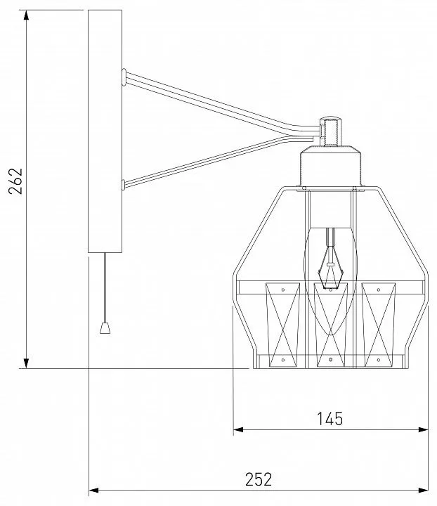 Бра Eurosvet Lord 70075/1 белый