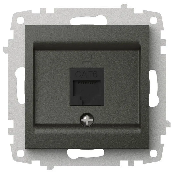 Розетка Ethernet RJ-45 без рамки Elbi Eleсtriс Zena Vega 609-011100-247