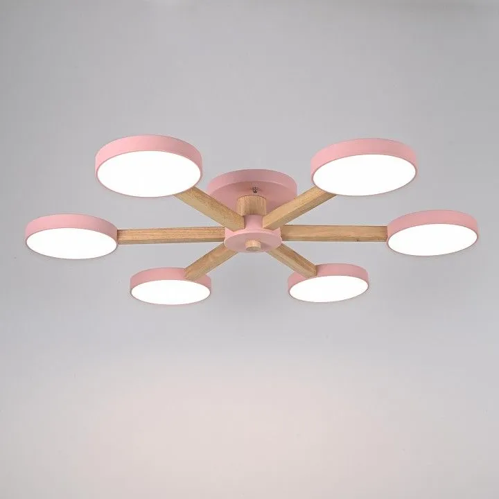 Люстра на штанге Imperiumloft TURNA Pink TURNA01