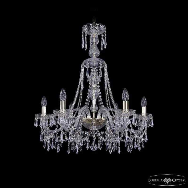 Подвесная люстра Bohemia Ivele Crystal 1403 1403/6/240/XL-75 G
