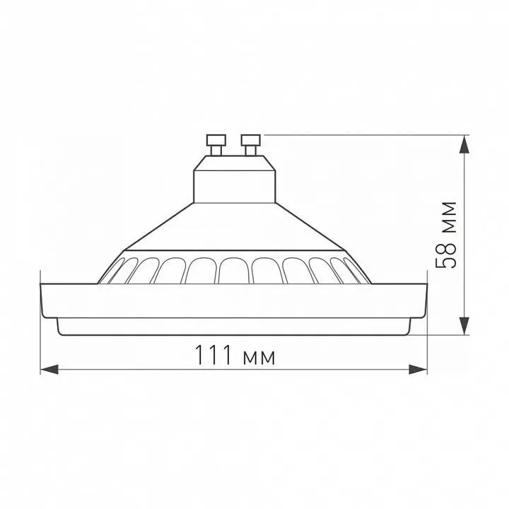 Лампа светодиодная Arlight UNIT GU10 15Вт 4000K 025624