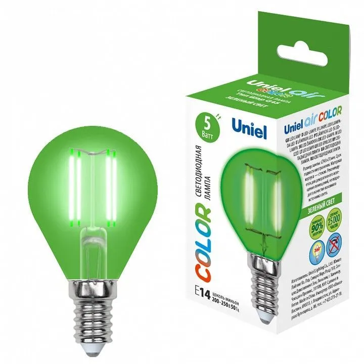 Лампа светодиодная Uniel Air Color E14 5Вт K UL-00002987