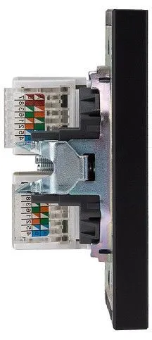Розетка двойная Ethernet RJ-45 без рамки Kranz STRONG KR-78-0725-5