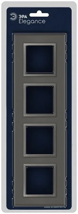 Рамка на 4 поста Эра Эра Elegance 14-5104-16