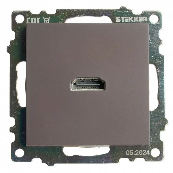 Розетка HDMI без рамки Stekker Катрин 50064