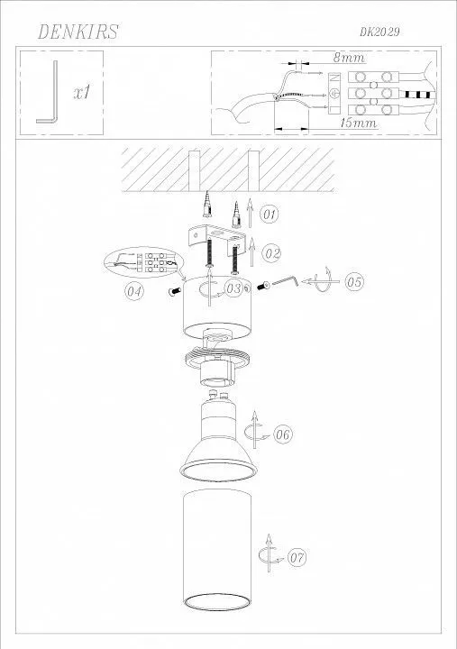 Спот Denkirs DK2029 DK2029-WH