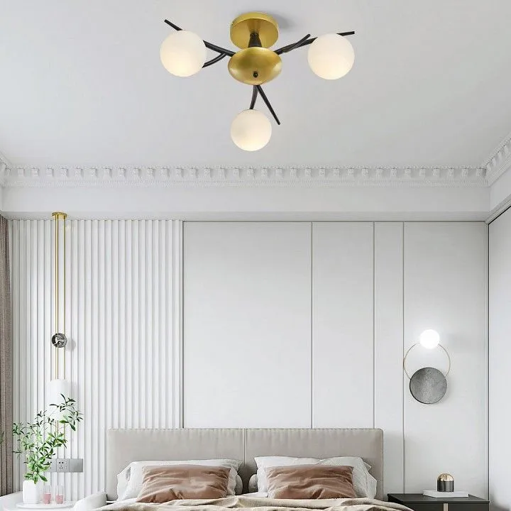 Потолочная люстра Arte Milano Neapolis-73408 273408/3 BK/GD Потолочная люстра Arte Milano Neapolis-73408 273408/3 BK/GD