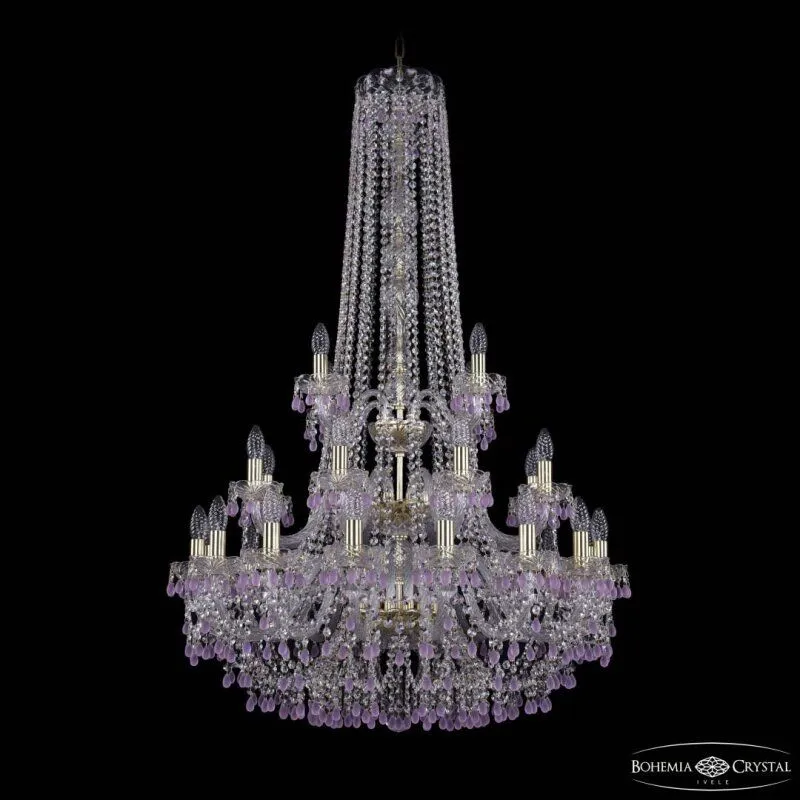 Подвесная люстра Bohemia Ivele Crystal 1410 1410/16+8+4/300/h-130/3d G V7010