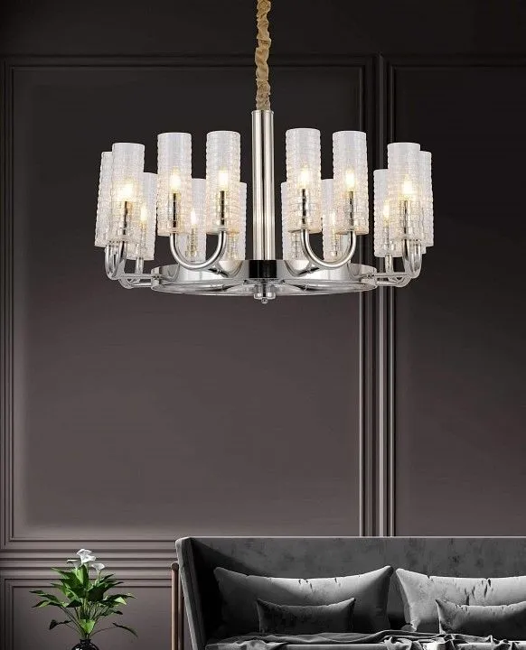 Подвесная люстра LUMINA DECO Donatti LDP 8011-16 CHR