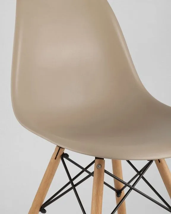 Набор из 4 стульев Stool Group Eames 8056PP DARK GREY X4, УТ000005356 Набор из 4 стульев Stool Group Eames 8056PP DARK GREY X4, УТ000005356