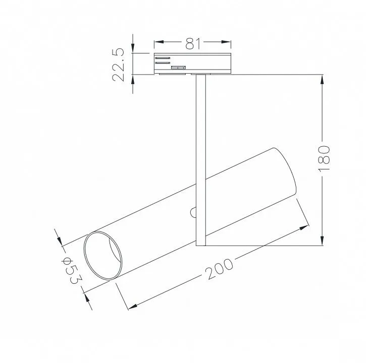 Светильник на штанге Maytoni Technical Элти TR005-1-GU10-BG