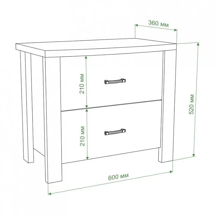 Тумбочка Merdes Бартоло ТКД ШК Тумбочка Merdes Бартоло ТКД ШК