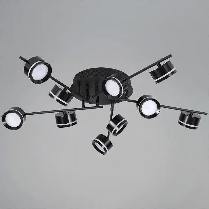 Люстра на штанге Reluce  10590-0.3-10 Black