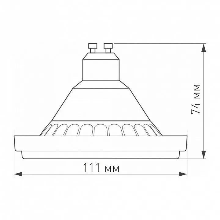 Лампа светодиодная Arlight UNIT GU10 15Вт 4000K 025628