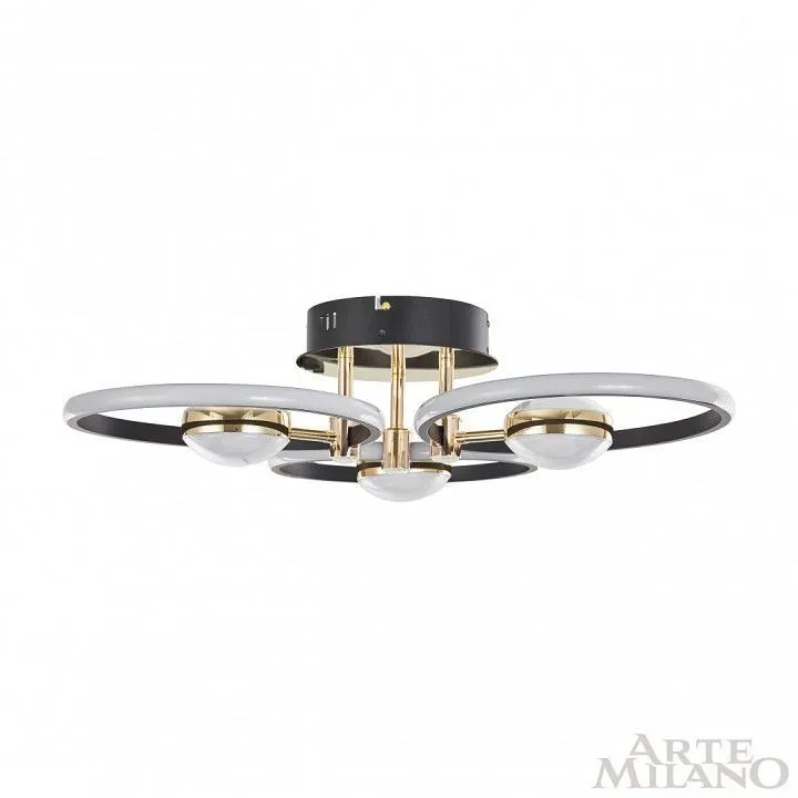 Потолочная люстра Arte Milano Ferrara-76140 276140/3+3 BK/GD