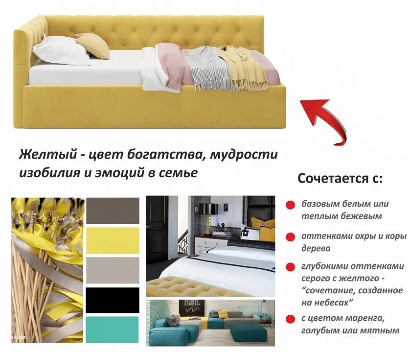 Кровать односпальная Afelia 2000x900
