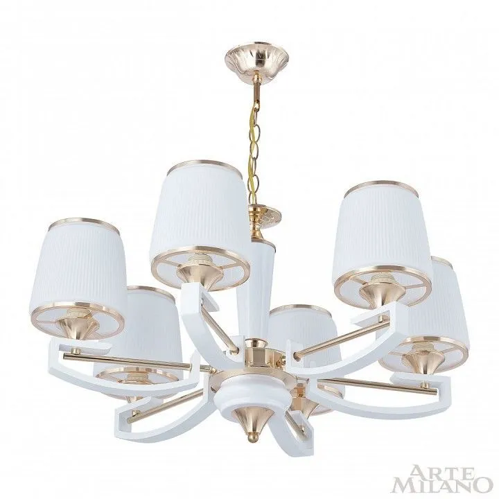 Подвесная люстра Arte Milano Florentia-2457 302457/6 Wh/Gd
