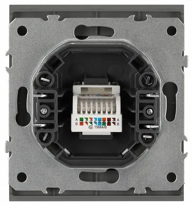 Розетка Ethernet RJ-45 без рамки Эра Arktik Б0070479