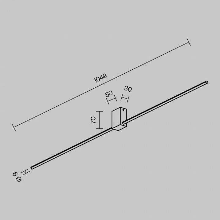 Бра Maytoni Technical Парс C071WL-L12B3K