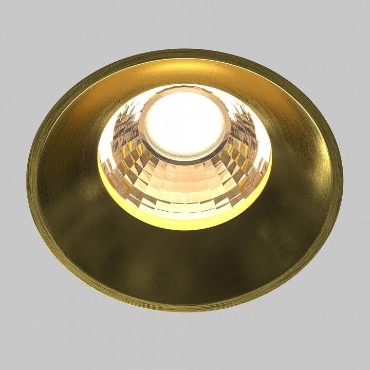 Встраиваемый светильник Maytoni Technical Раунд DL058-12W3K-TRS-BS