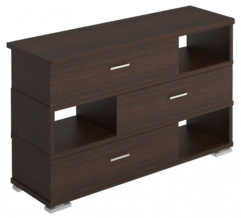 Тумба комбинированная Merdes Домино СБ-40/3-ПВК закругленая В Тумба комбинированная Merdes Домино СБ-40/3-ПВК закругленая В