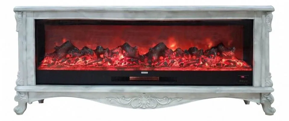 Комплект из электрокамина напольного и портала (155x35x63.1 см) Версаль царга Premier S130 ВЕЦМ00013